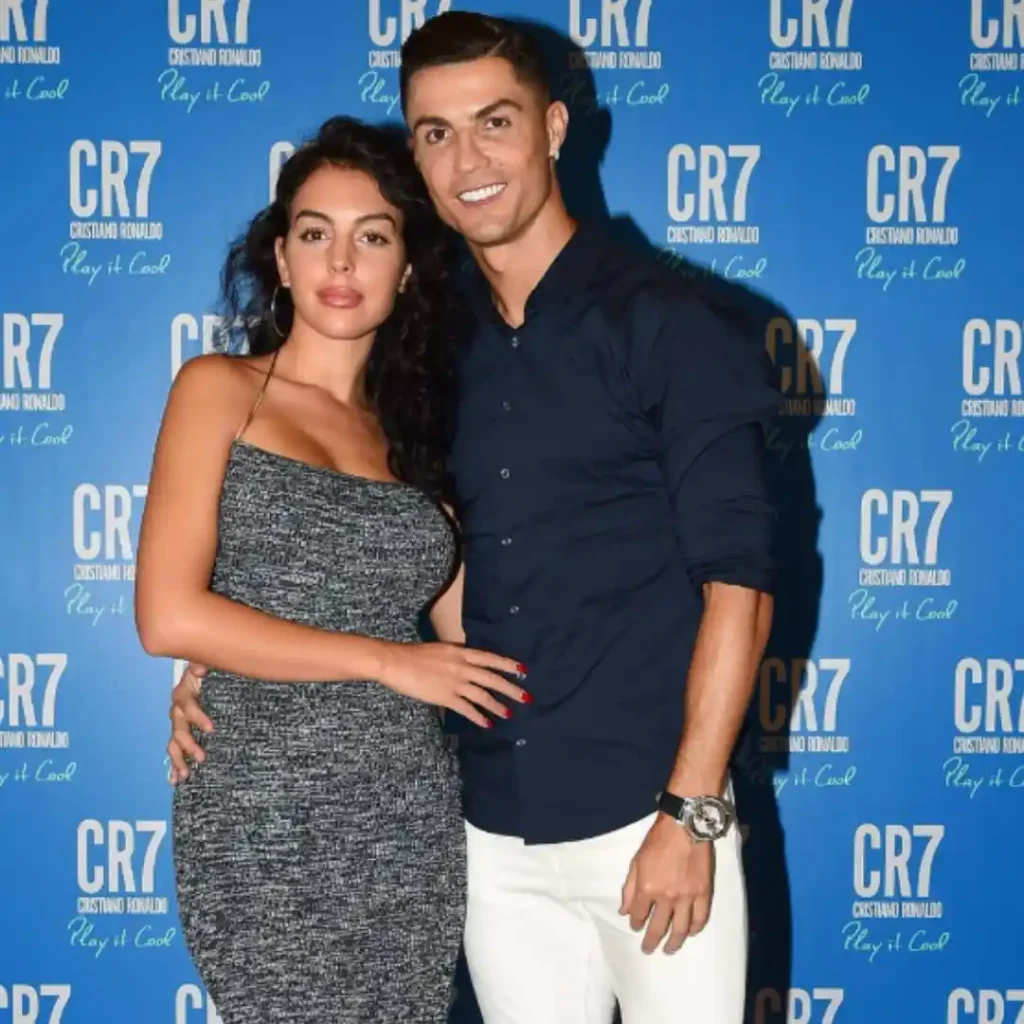 Georgina Rodr&iacute;guez withCristiano Ronaldo
