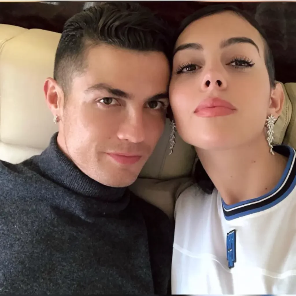 Georgina Rodr&iacute;guez withCristiano Ronaldo