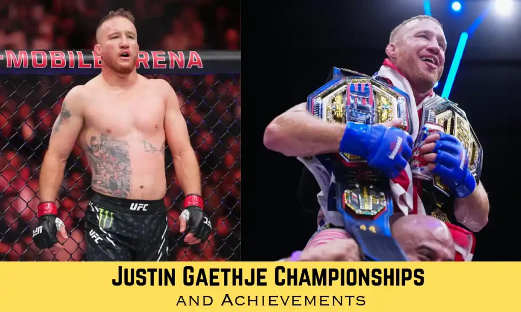 Justin Gaethje Championships and Major Achievements